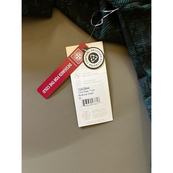 NWT Mondetta botanical print quarter zip fleece lined sweatshirt - Picture 7 of 12